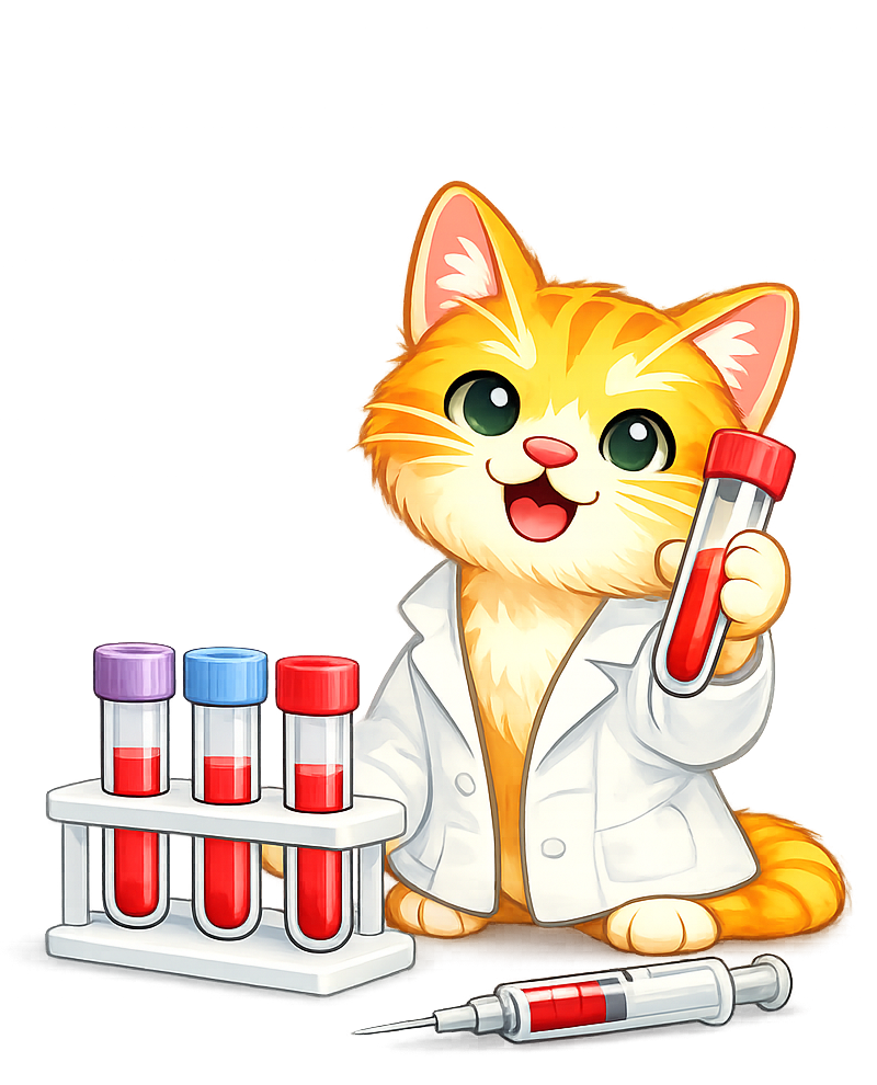 Laboratorio clínico: análisis de sangres, heces y orina