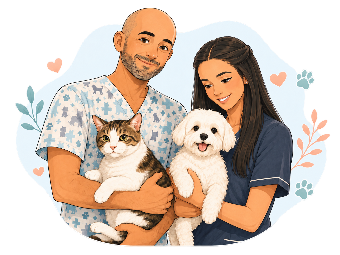 Veterinarios en Jaén Juanmi y Laura